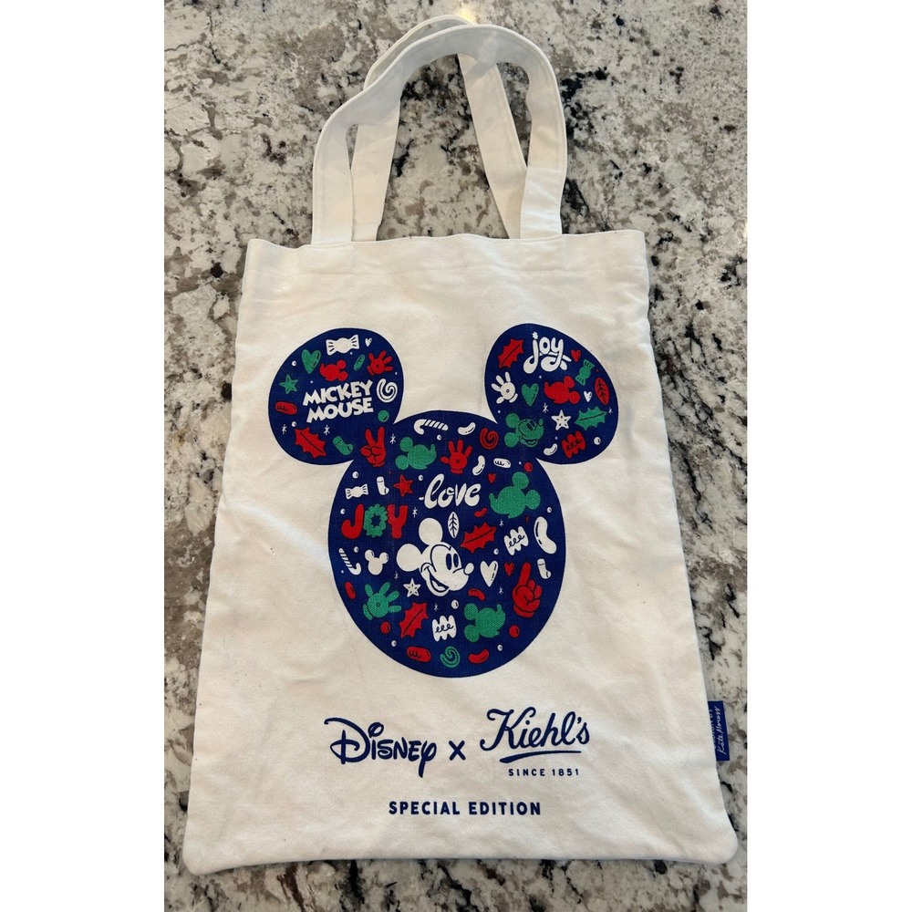 Disney Kiehl's Special Edition Mickey Mouse Tote Bag Cream